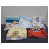 (5) Pieces Of Fleece Fabrics
