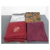 (4) Pieces Of Fleece Fabrics