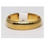 14k Gold Ring, Size: 6.6, Authentic, 3.6g