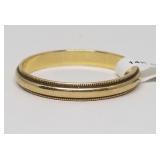 14k Yellow Gold Ring, 2.2g, Size: 7.8, Authentic