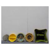 (5) Assorted Ashtrays