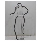 Mannequin Silohuette w/ (1) box of assorted items