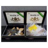 (3) Cigar Boxes: see description for contents