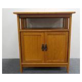 TV Stand: w/Cupboard & DVD/CD rack that rolls out