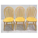 (3) Dining Table Chairs