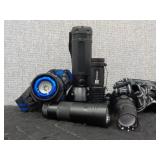 (2) Head Lamps & Flash Lights