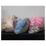 Large Assortment Of Bright Color Fleece Fabrics