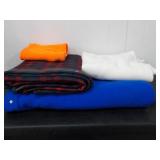 (4) Rolls Of Assorted Fleece Fabric