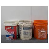 (3) Buckets With Assorted Nails
