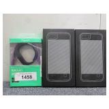 (2) Battery Phone Cases & (1) Smart Watch