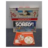 (3) Vintage Board Games