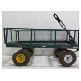 (1) Green Metal Wagon