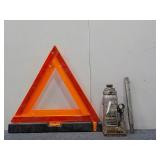 Emergency Triangle & Bottle Jack