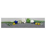 Assortment Of Glass Flowers