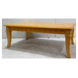(1) Light Wood Coffee Table