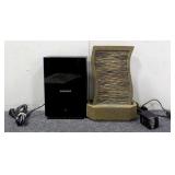 (1) Samsung Speaker & (1) Desk Size Waterfall