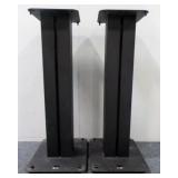 (2) Black B&W Speaker Stands