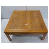Solid Wood Coffee Table w/ Inlay