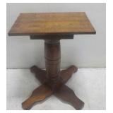Wood Pedestal Style Table Base