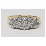 1.42CTS (19) Diamond Cluster Ring, Retail: $2,999