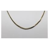 20" Long Box Chain, 14k Gold, 6.4g