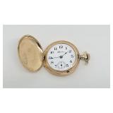 Hampden 10K Platted Gold Pocket Watch