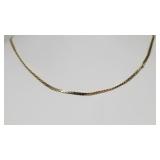 17" Long 14k Gold Chain/Necklace, 2.6g