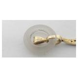 Custom (4) Diamond 14k Gold Pendant, 1.3g