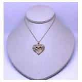 (1) Sterling Silver & 18KT Gold Plate Necklace