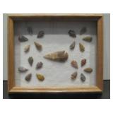 Arrowhead Collection, Beautiful Framed Display