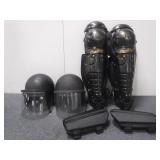 (2) Riot Helmets, Leg & Forearm Padding