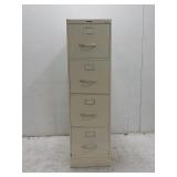 4 Drawer Tan Filing Cabinet