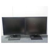 Pair Of Acer Computer Monitors