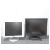 (2) Computer Monitors Samsung & Sony
