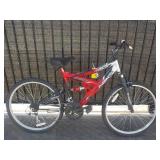 Next Shocker Red & Black 21 Speed Bike