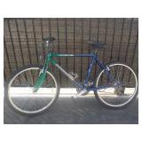 Blue & Green Mongoose Mountain Bike