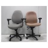 (2) Padded Rollinf Office Chairs