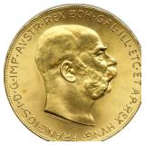 (1) 1915 Corona Gold Austrian Coin, 100% Authentic
