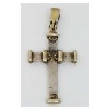 Silver 2.5" Cross (7.9 Grams TW)