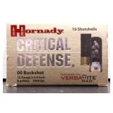 Hornady Critical Defense 00 Buckshot 12 Gauge Ammo