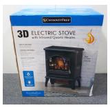 (1) Chimney Free Electric Heater (New in Box)