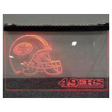 Small 49ers Light Up Wall Decor Sign