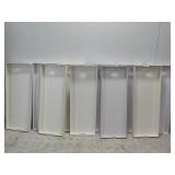 (10) White Wooden Trays (Some Wear & Scratches)