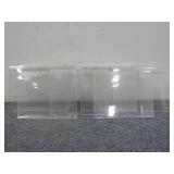 Box W/ Large Amount of Plastic Retail Sign Holders