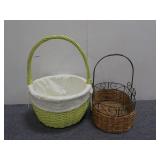 (2) Wicker Baskets