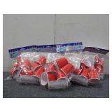 (7) Sets Of Red Solo Cup Party lights