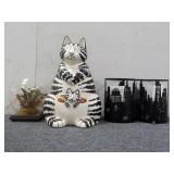 Ceramic Cat Cookie Jar & More