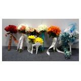 Assorted Fake Flower Bouquets