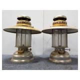 (2) Vintage Gas Lanterns