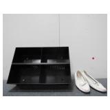 Prada 1"Heel Size 6.5 & (4) Compartment Organizer